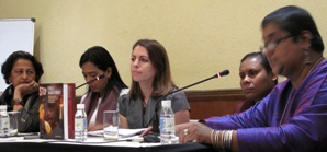 Holly Kearl presents at the 3rd International Conference on Safety for Women in Delhi, India